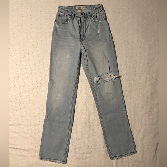 Abercrombie Curve Love 90’s straight jean - Picture 6 of 7